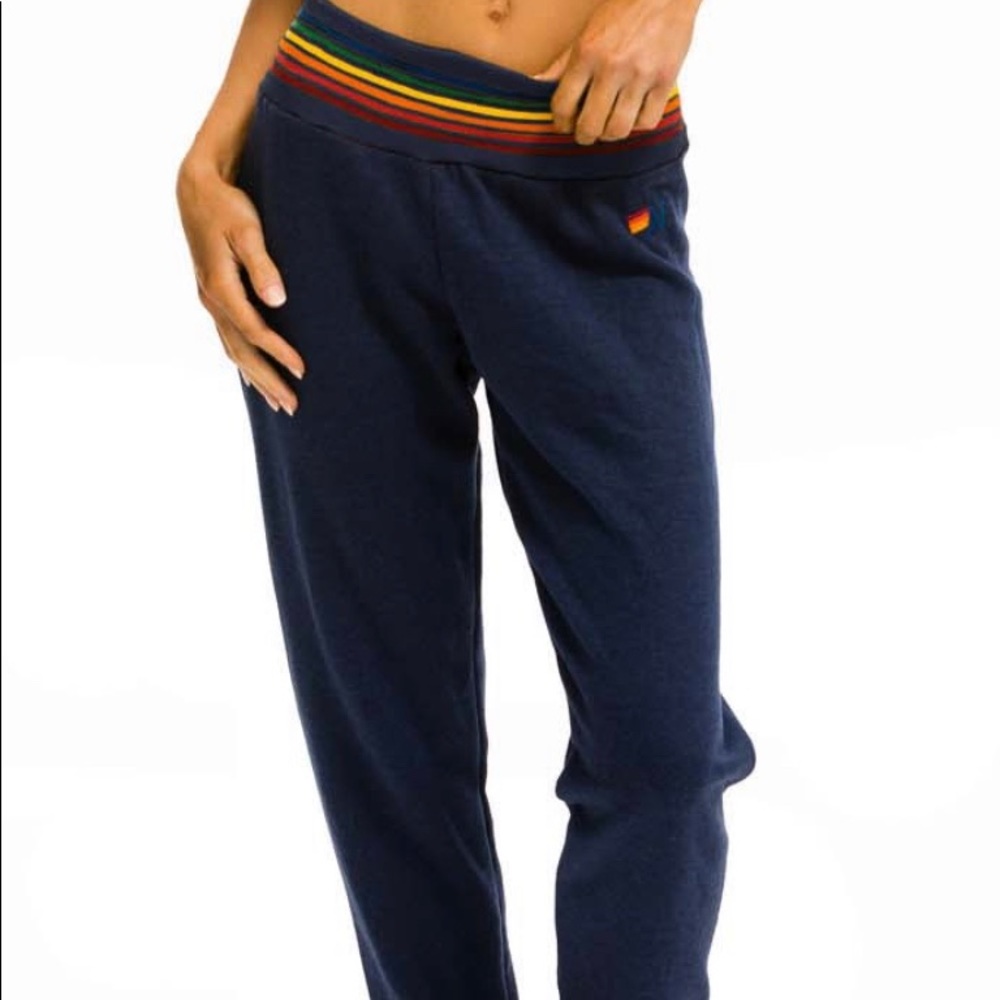 Aviator Nation Rainbow Rib Women’s Pocket Sweatpants